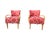 Vintage Mid Century Modern Pair Heywood Wakefield Lounge Pink Velvet Armchairs Chairs Restored Art Deco Model M340c For Sale - Image 12 of 12