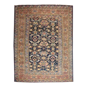Early 20th Century Stunning Antique Persian Mahal Rug, 9'1'' X 11'7''