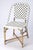 Coastal Tenor 18.5 in. Seat Height Rattan Side Dining Chair with Back, Black For Sale - Image 3 of 11
