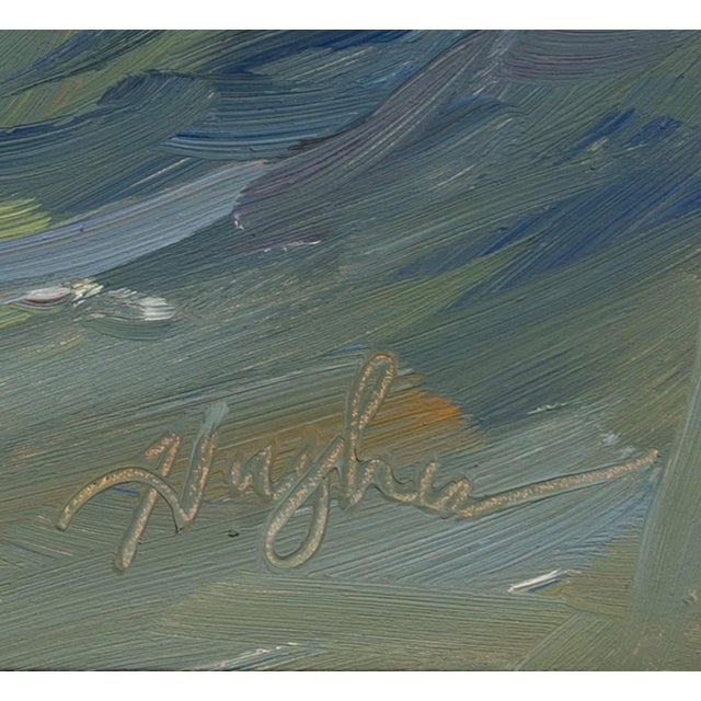 Early 21st Century Presque Isle (Day 113), June 7, 2024 by Primary Hughes | Oil on gessobord Seascape with rocky shore and waves For Sale - Image 5 of 5