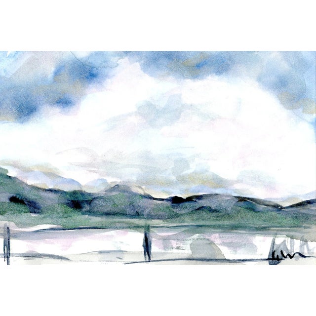 Wood Dawn, Possibility and Promise | Contemporary Landscape, Framed by JJHogan For Sale - Image 7 of 8