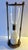 A striking solid brass hourglass / sand timer, standing an impressive 24 inches tall. Sculptural and timeless, it makes a...