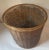 Wood Vintage Wicker Planter Basket For Sale - Image 7 of 7