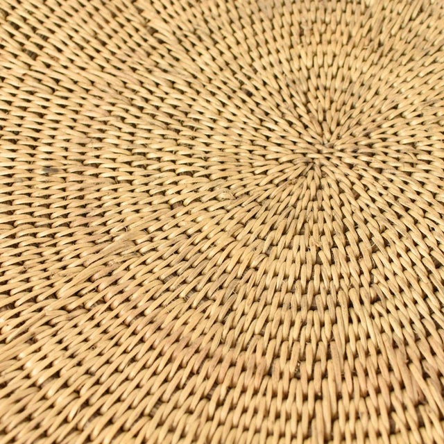 Early 20th Century Makenge Flat Wedding Basket 18 Inch Zambia For Sale - Image 4 of 6