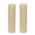 Kenneth Ludwig Chicago FIA Wick Beige Pillar Candle (Set of 2) For Sale - Image 4 of 4