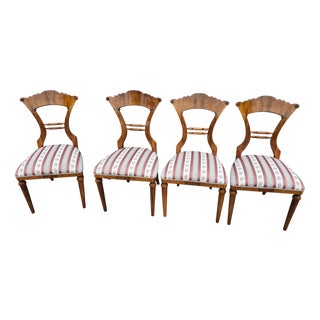 Biedermeier Chairs, 1830, Set of 4 For Sale