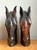 Vintage Carved Wood Horse Head Sculptures - Pair For Sale - Image 9 of 15