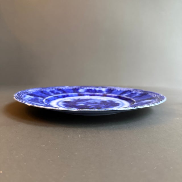 Antique English "Oriental" Transferware Plate by New Wharf Pottery For Sale - Image 17 of 17