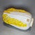 Ceramic Ceramic Cabbage Decoration, Yellow & White Hand-Painted Leaf Texture (Symbol of Prosperity) For Sale - Image 7 of 9