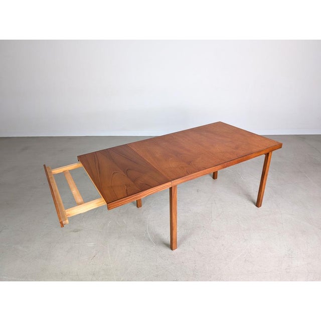 Wood Midcentury Modern Dining Table in Teak For Sale - Image 7 of 11