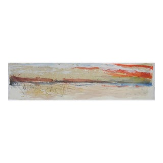 George Turner Abstract Landscape Sunset Print For Sale