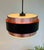 1960s Saturn Pendant Lamp in Copper and Black Metal by Jo Hammerborg for Fog & Mørup, 1960s For Sale - Image 5 of 14