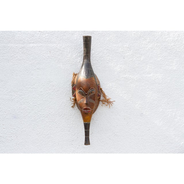 African Elongated Spirit of the Dance Baule Mask For Sale - Image 3 of 9