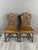 Late 19th Century Carved Wooden Chairs, Set of 2 For Sale - Image 4 of 7