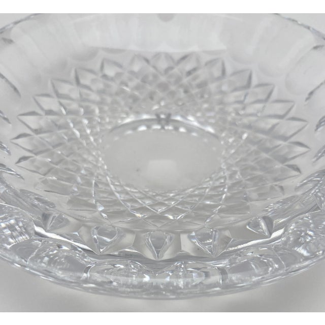 Waterford Crystal Vintage Waterford Diamond Cut Crystal Ashtray or Catchall Dish For Sale - Image 4 of 8