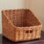 Offering a lovely late-20th century, French-style storage basket. This beautiful, handwoven basket is tapered back-to-...