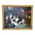 Vintage Chelsea House Large Oil Painting ‘The Foxhounds’ by Chelsea House For Sale