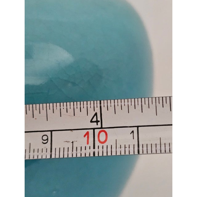 Rookwood Art Pottery Vase, Shape 778 — Blue Glaze, Dated 1945 For Sale - Image 12 of 12