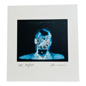 1980s Modernist Portrait by German Artist Bernd Krake