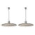 Mid-Century Modern Metal Pendant Lights by Leonardo Marelli for Estiluz, 1970s, Set of 2 For Sale - Image 9 of 10