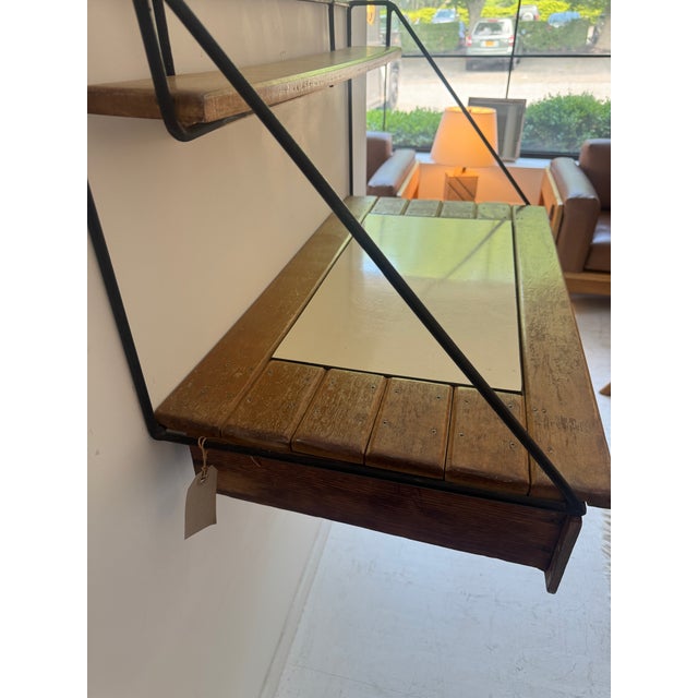 Arthur Umanoff Wall Hanging Desk, 1960s For Sale - Image 11 of 18