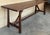 Baroque 19th Large Spanish Dining or Desk Table with Carved Legs and Wood Stretcher For Sale - Image 3 of 18
