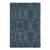 Dash & Albert by Annie Selke Crosshatch Denim Micro Hooked Wool Rug, 7' 6" x 9' 6" For Sale