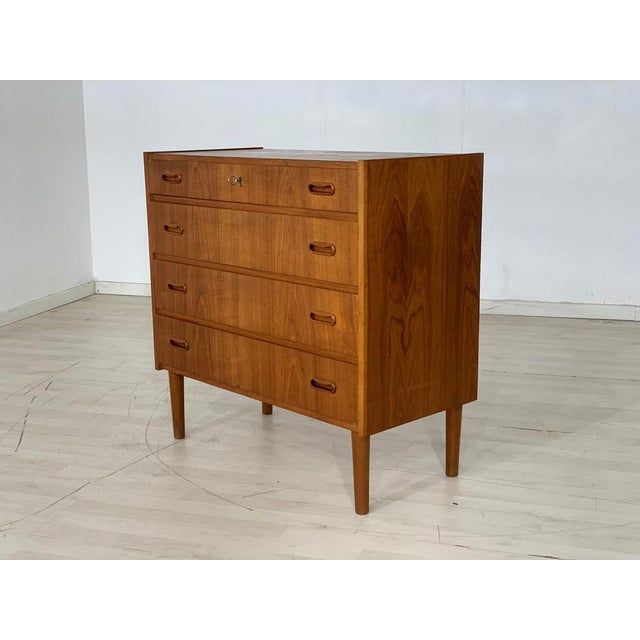 Brown Danish Teak Dresser For Sale - Image 8 of 11