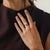 This enchanting Mid Century opal and diamond cluster ring is a romantic 1960’s design, beautifully centered by a cabochon...