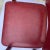 Red Mid-Century Modern Gunlocke Red Vinyl Wooden Office Chair For Sale - Image 8 of 12