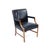 1940s Danish Leather and Mahogany Lounge Chair by Ole Wanscher for A. J. Iversen, 1940s For Sale - Image 5 of 17
