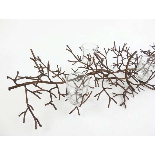 Bronze ZGallerie Modern Organic Manzanita Branch Candelabra Centerpiece For Sale - Image 8 of 8
