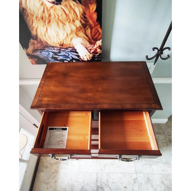 Solid Mahogany 3 Tier Lingerie Chest by Ethan Allen For Sale In Los Angeles - Image 6 of 13