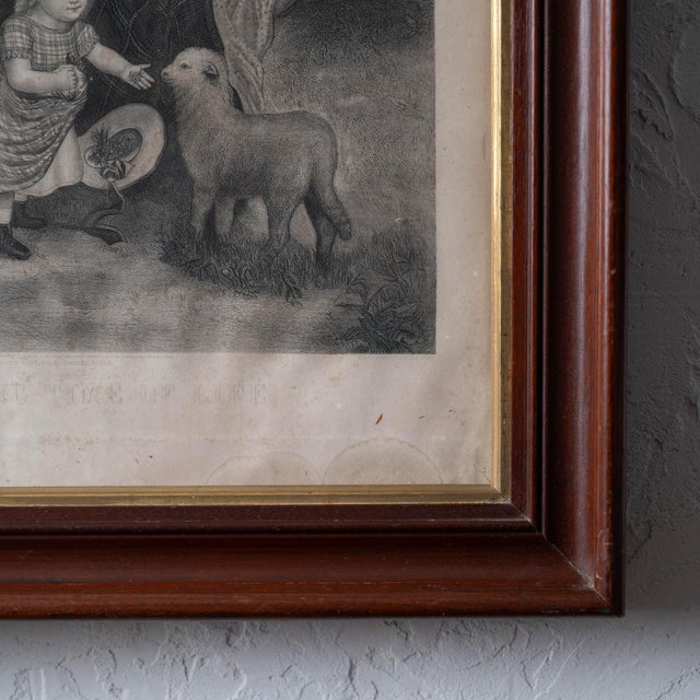 The Spring Time of Life Engraving by G. Bather, c.1868 For Sale In Savannah - Image 6 of 8
