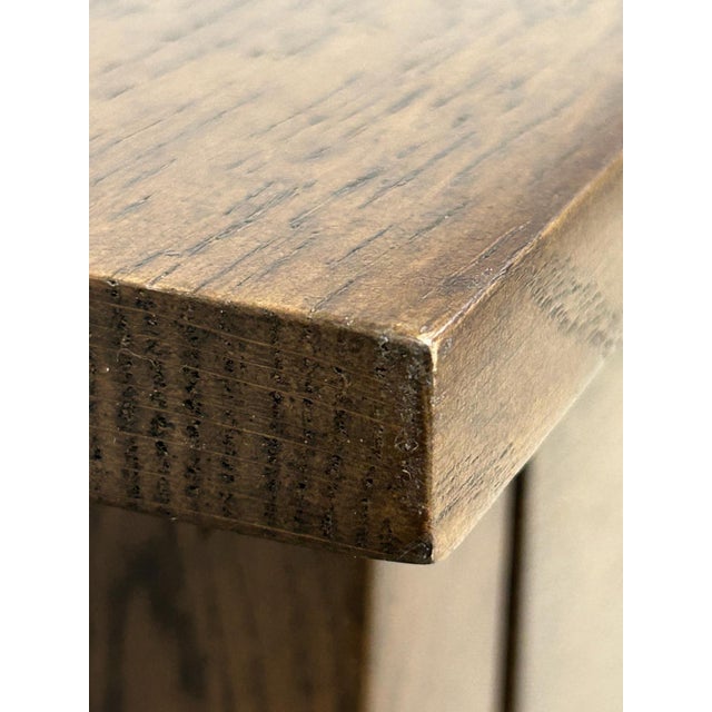 Wood Arts & Crafts Crofter Console Table - Walnut For Sale - Image 7 of 12