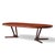 Interform Mid Century Rosewood Expanding Dining Table With 3 Leaves For Sale - Image 14 of 16