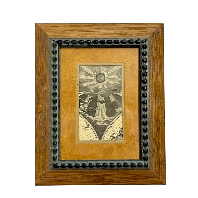 Hollywood Regency Set of Four Vintage Italian Architectural Prints in Ornate Wood Frames For Sale - Image 3 of 8