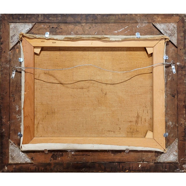 Helen Katharine Forbes-Village by the Bay Area-1920s Impressionist Oil Painting For Sale - Image 9 of 9