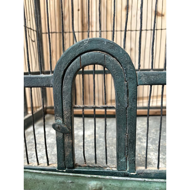 19th Century French Wooden Birdcage For Sale - Image 4 of 9