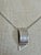 Metal Postmodern Sterling Silver 925 Minimalist Pendant on Long Necklace, 2 Pieces For Sale - Image 7 of 16
