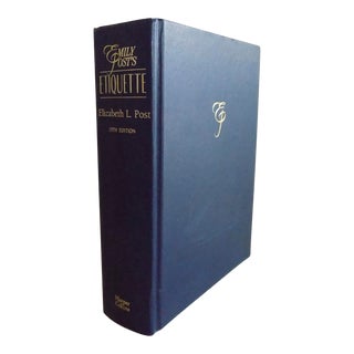 Emily Post's Etiquette by Elizabeth L. Post 15th Edition Hardcover Book For Sale