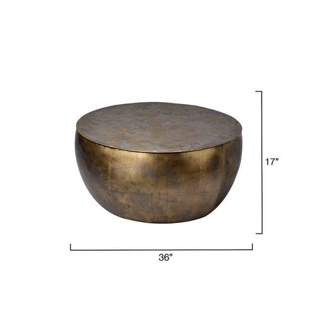 Contemporary Jamie Young Aphrodite Iron Coffee Table, Gold For Sale - Image 3 of 6