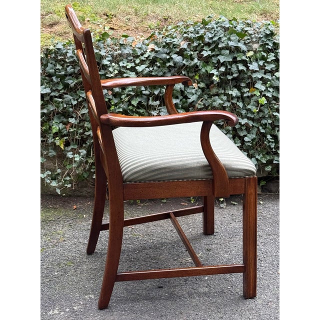 Chippendale Style Mahogany Ribbon Back Dining Chairs For Sale In New York - Image 6 of 11