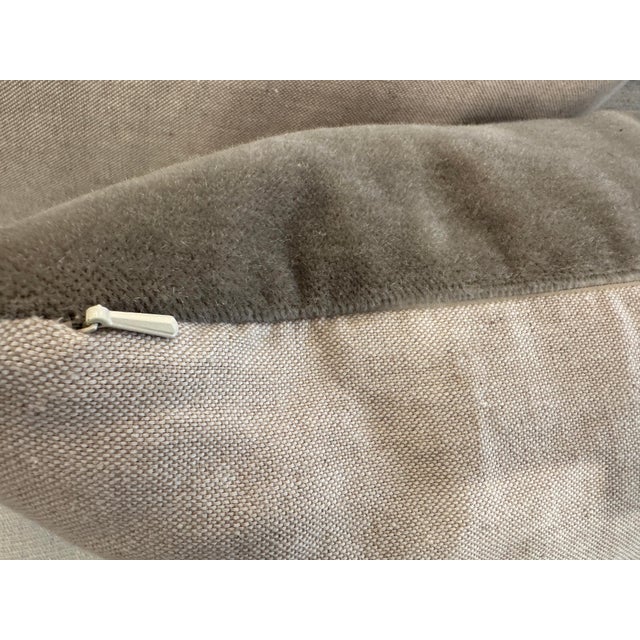 Eastern Accents Taupe Throw Pillows, Pair For Sale - Image 10 of 12