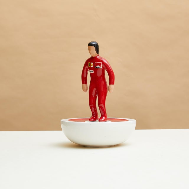 Subbuteo Ornament Sculpture in Double-Mold Ceramic from Artigianato Italiano, in Flawless conditions. Designed from 2000 I...