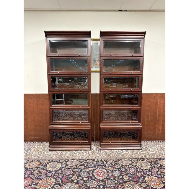 English Bookcases from Globe Wernicke, Set of 2 For Sale - Image 12 of 13