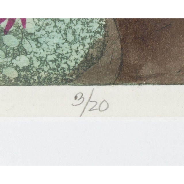 "Indian Beach" Etching With Aquatint by Maryellen Shafer For Sale In Indianapolis - Image 6 of 8