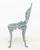 Victorian Style Blue Painted Cast Iron Side Chair For Sale In New York - Image 6 of 7