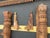 Antique Carved Teak Nepali Temple Columns Set For Sale - Image 4 of 8