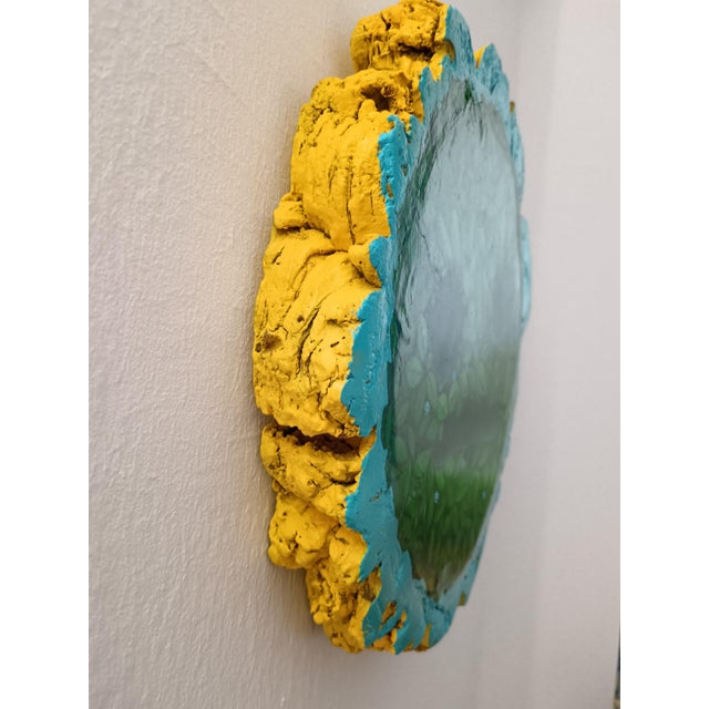 Wood Emoticon Faces on Cork Wood with Natural Motifs, Set of 4 For Sale - Image 7 of 16